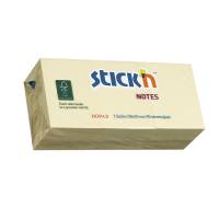 Notesblok 38x51 90 Blad Gul Selvklæbende Sticky Notes lavet af mere miljøvenligt papir. 12 blokke pr. Pakke. 90 ark 38x51mm.