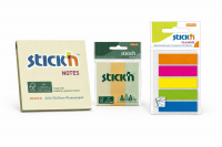 Refill Stick&acute;n Cube Holder 728002 Stick&rsquo;n Cube refill-s&aelig;t indeholder en notesblok 76 &times; 76 mm med 90 ark, tre smalle notelapper i pastelfarver samt halvgennemsigtige indeksfaner i fem neonfarver. Ideelt til notater, markering og organisering.