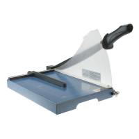 Guillotine Skæremaskine A4 A4 skæremaskine fra bnt/office. Skærekapacitet: 15ark (80g papir). Skærelængde: 310mm. Mål: 390x285mm. Hård stålplade