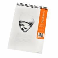 Skitseblok A4 40 ark 135 Gram 135 g papir40 arkPerforerede pladerTop spiral