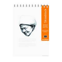 Skitseblok A5 50 Ark 135 Gram 135 g papir, 50 ark. Perforerede plader. Top spiral.