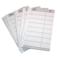 Notatark Til Telefon- Og Visitkortmappe 10 Pakke Ekstra notatark til telefon- og visitkortregister, 10 stk. i pakken.