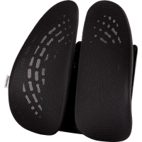 Back Angel&trade; Rygst&oslash;tte Sort Back Angel&trade; rygst&oslash;tte giver effektiv st&oslash;tte til ryggen ved l&aelig;ngere tids stillesiddende arbejde. Justerbar h&oslash;jde, ventilerende design og nem montering p&aring; de fleste stole. Opfylder europ&aelig;iske ergonomiske standarder.