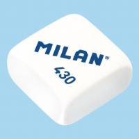 MILAN Viskelæder 430 4 stk Blister MILAN 4-pak med bløde firkantede viskelæder i syntetisk gummi. Kan bruges til de fleste blyantstreger på alle typer papir. Leveres på blisterkort assorterede i 3 farver: hvid, grøn og pink.