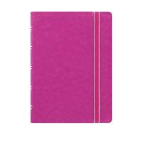 Filofax Notesbog Pocket Linjeret Fuchsia Dobbeltspiral.Flytbar indeksfaner en med lomme.Flytbar sidemarkør / linial. Kompatibel med alle A5- og A4 Filofax notesbøger.Multifunktionelle refiler og andet tilbehør kan tilkøbes.