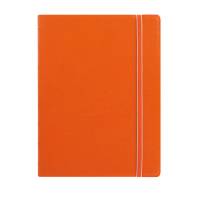 Filofax Notesbog A5 Linjerad Orange 56 linjerade blad100 g cremefärgat papper4-flikar index varav en med fickalinjal/markör