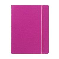 Filofax Notesbog A5 Linjeret Fuchsia Dobbeltspiral.Flytbar indeksfaner en med lomme.Flytbar sidemarkør / linial. Kompatibel med alle A5- og A4 Filofax notesbøger.Multifunktionelle refiler og andet tilbehør kan tilkøbes.