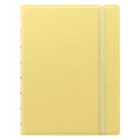 Filofax Notesbog Classic Pastels A5 Linjeret Lemon Dobbeltspiral.Flytbar indeksfaner en med lomme.Flytbar sidemarkør / linial. Kompatibel med alle A5- og A4 Filofax notesbøger.Multifunktionelle refiler og andet tilbehør kan tilkøbes.