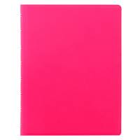 Filofax Notesbog Saffiano A5 Linjeret Lyserød Dobbeltspiral.Flytbar indeksfaner en med lomme.Flytbar sidemarkør / linial. Kompatibel med alle A5- og A4 Filofax notesbøger.Multifunktionelle refiler og andet tilbehør kan tilkøbes.