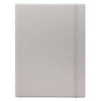 Filofax Notesbog Classic Pastels A4 Linjeret Stone Dobbeltspiral.Flytbar indeksfaner en med lomme.Flytbar sidemarkør / linial. Kompatibel med alle A5- og A4 Filofax notesbøger.Multifunktionelle refiler og andet tilbehør kan tilkøbes.