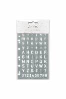 Filofax Alfabetstencil Forbedre sider med praktisk alfabetstencil (A-Z) inklusive tal og symboler. Perfekt til planlægning, bujo mv.