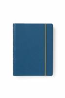 Filofax Notebog A5 Linjert Bluesteel Klassisk notesbog med omslag i lækkert kunstmateriale.Kompatibel med alle A5- og A4 Filofax notesbøger.Multifunktionelle refiler og andet tilbehør kan tilkøbes.Flytbar indeksfaner en med lomme.Flytbar sidemarkør / lini