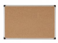 Opslagstavle Kork Aluminiumramme 120x90cm Opslagstavle af højeste kvalitet med selvhelbredende kork og aluminiumskant. Leveres komplet med vægmonteringssæt. Størrelse - 1200 x 900 mm.