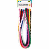 Piberenser 50 x 0,8 cm 10stk Flerfarvet Piberenser, blandede farver: hvid, citrongul rød, pink, mørk lilla, mellemblå, orange, mosgrøn, chokoladebrun, sort.