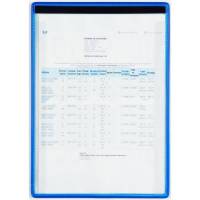 Magnetisk Dokumentholder A4 Blå Magnetisk dokumentholder med integreret penneholder.