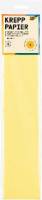 Crepepapir 50 x 250 Lysegul 10 Ark Perfekt til at lave dekorationer som kranse, crepeblomster og andet kreativt håndværk.