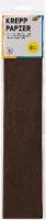 Crepepapir 50 x 250 Mørkebrun 10 Ark Perfekt til at lave dekorationer som kranse, crepeblomster og andet kreativt håndværk.
