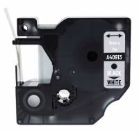 Wera M&aelig;rkeb&aring;nd A40913 Kompatibelt 9mm x 7m Sort p&aring; Hvid Wera A40913 er et 9 mm bredt m&aelig;rkeb&aring;nd med sort tekst p&aring; hvid baggrund. B&aring;ndet passer til DYMO LabelManager-m&aelig;rkemaskiner og er et praktisk valg til tydelig m&aelig;rkning af f.eks. mapper, kasser, hylder 