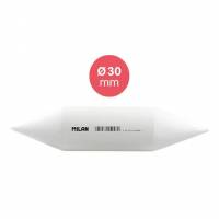 MILAN Tegnestub 30mm 3stk MILAN Ø 30 mm tegnestub til aftørring, udtoning, blanding og korrektion af trækul og pastelkridt. Sælges i en pakke med 3 stk.