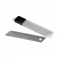 Grippie Knivblad Ultra Sharp 18 mm 10 Pack Ekstra skarpe brydbare klinger i slidst&aelig;rkt st&aring;l til pr&aelig;cise snit. Passer til alle standard 18 mm knive og er nemme at bryde af for at f&aring; en ny sk&aelig;rekant. Perfekte til b&aring;de arbejde og hobby.