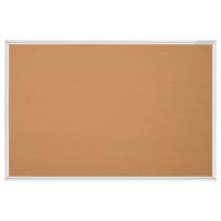 Opslagstavle Kork 180x120cm Aluram Denne opslagstavle i kork måler 1800 x 900 mm og er perfekt til brug på kontoret eller derhjemme.