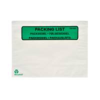F&oslash;lgeseddellomme Papir C5 Med Tryk 1000st Packsedelskuvert C5 med tryk, 100% papper. M&aring;l 225x165mm.