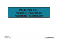 Grippie F&oslash;lgeseddellomme Papir C4 Med Tryk 500 Pakke Grippie 100 % Papper er en helt plastfri f&oslash;lgeseddel, fremstillet af slidst&aelig;rkt og vandafvisende papir. Konvolutterne f&aring;s uden tryk eller med flersproget tryk p&aring; svensk, dansk, norsk, finsk og engelsk s
