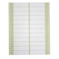 Dataetikett 2-b 89x24 4080 Pakke Selvklæbende etiketter med ranghuller i endeløse baner til matrixprintere..2 baner 89x24 mm..4 080 etiketter pr. pakke.
