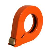 Pakketape Dispenser H&aring;nd 25mm R&oslash;d Pakketape Dispenser af p&aelig;remodel til b&aring;nd med en maksimal bredde p&aring; 25 mm. Praktisk tapeholder i lakeret st&aring;lplade. Rutandet og h&aelig;rdet kniv, der nemt sk&aelig;rer tapen af. Meget h&oslash;j kvalitet og lang levetid.