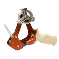Pakketape Dispenser Uden Bremse 50mm Pakketape Dispenser 50m Grip ubremset, til b&aring;nd med en maksimal bredde p&aring; 50mm. Velafbalanceret paktapeholder af &aring;ben pistoltype til b&aring;de normalrullende og letrullende b&aring;nd. En klassiker for alle professionelle brugere