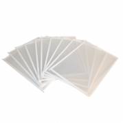 Wera EasyInsert Lommer A4 10 Pack Hvid Wera EasyInsert A4-lommer, 10 stk., hvid er praktiske plastlommer i slidst&aelig;rkt PP-plast (polypropylen) til nem organisering og opbevaring af dokumenter i A4-format. Emballagen indeholder 80% genanvendt materiale og k