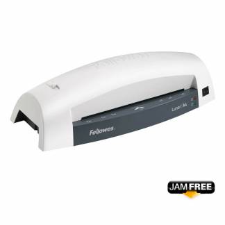 Fellowes Lamineringsmaskine Lunar A4 Lunar A4 er en grundlæggende lamineringsmaskine fra Fellowes, ideel til brug i hjemmet.