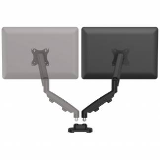 Eppa Monitor Arm Kit Dobbelt Sort/Grå Eppa Dual Monitor Kit forvandler nemt din Eppa monitorarm til en dobbel.