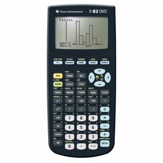 TI-82 STATS Grafkalkulator som passer godt inn i senere del av grunnskole og videregående med bl.a. velutviklede statistiske og økonomiske funksjoner. Erstatter den forrige modellen TI-82.