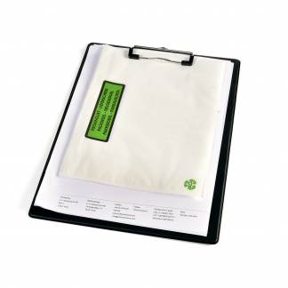 Clipboard A4 Uden Forside Sort Clipboard A4 uden forside, med clips i toppen.Produceret i Pvc, pap og metal.