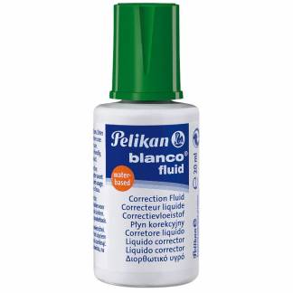 Pelikan Korrektur V&aelig;ske Blanco 20ml Korrektur V&aelig;ske til hurtig ren korrektion af store omr&aring;der. Hurtigtt&oslash;rrende. Vandbaseret for mere gavnlig lydkorrektion.
