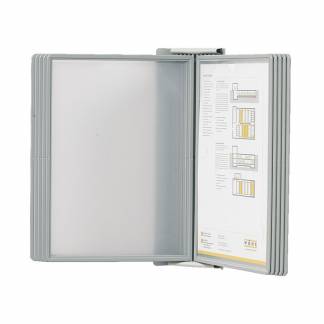 SuperioR Bord Display A5 till 10 Lommer Gr&aring; SuperioR bord display giver let adgang til information overalt i virksomheden &ndash; p&aring; kontoret, lageret, i produktionen og i butikken eller supermarkedet.OPM&AElig;RKSOMHED! Paneler/lommer k&oslash;bes separat!