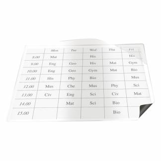 Magnetlomme Easy A3 5 Pakke Den magnetiske lomme beskytter mod støv og slid. Den tosidede lommeåbning gør det nemt at ændre og opdatere information.