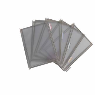 Tarifold Lommer PVC A4 10st Grå Super robuste lommer til registersystem i A4! Displaylommer fra Tarifold holder en kvalitet i absolut særklasse. De er fleksible og robuste. Topåbning.