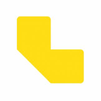 Markeringstape L 10cm Gul Advarselstape i form af et L er en enkel og god løsning, der sikrer en tydelig, sikker og holdbar gulvmærkning indendørs. Optimal synlighed takket være farver med høj kontrast.