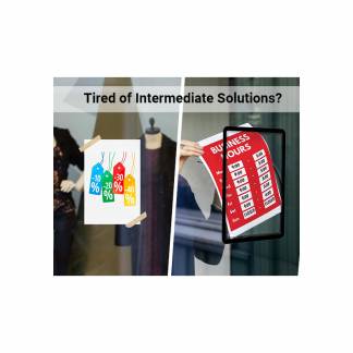 Magneto Ramme Selvklæbende Flytbar Vindue A4x1, Sort Magneto Window Grip ramme display lomme - A4, sort.