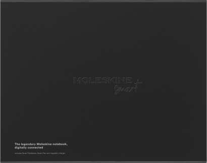 Moleskine Skrivesæt Med Smart Pen Version 3 Den digitale 'Smart Pen' fra Moleskine er den perfekte løsning til dem, der foretrækker at skrive i hånden, men stadig vil forenkle hverdagen med smarte digitale løsninger.