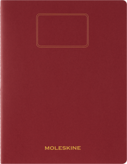 Student Cahier Linjeret XXL Rød Moleskine Student Cahier Journals er stilfulde letvægtsbøger med en indvendig lomme til løse noter.