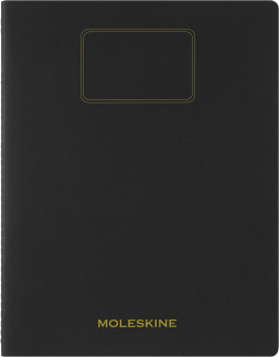 Student Cahier Blank XXL Sort Moleskine Student Cahier Journals er stilfulde letvægtsbøger med en indvendig lomme til løse noter.