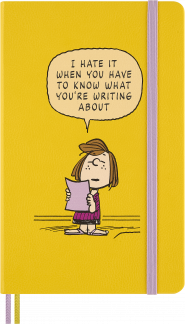 Classic Hard Linjeret Large Radiserne Gul Denne store, linjerede notesbog fra Moleskine er fyldt med ikoniske Radiserne-illustrationer og kommer med søde klistermærker.