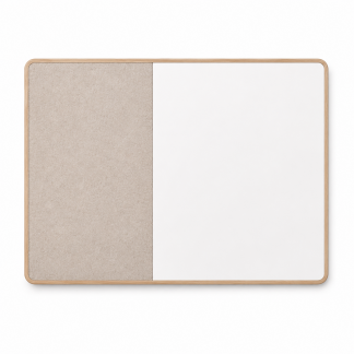 Wera Hybrid Filttavle & Whiteboard 60x90cm Sand Wera Soft Hybrid Board 60x90 er en stilfuld hybridtavle med whiteboard og tr&aelig;ramme, der forener funktionalitet og design. Den er perfekt til notater og planl&aelig;gning.