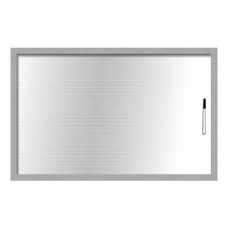 Planlægningstavle Magnetisk 60x90cm Sølv Planlægningstavle 60x90cm med sølvramme, med magnet. Fungerer godt med almindelige WB-penne.