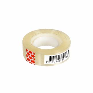 Kontortape 33m x1 5mm PP Transparent kontortape 33 m x 15mm. God kvalitet med kerne i plast.. .