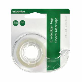 Krystal Tape 12,7m x 12mm Blister Krystalklar tape med engangsdispenser. Tape: 12,7m. x 12mm..
