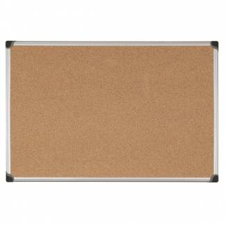 Opslagstavle Kork Aluminiumramme 60x45cm Klassisk opslagstavle i kork med en stærk og elegant aluminiumsramme.